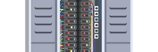 Electrical panel with switcher